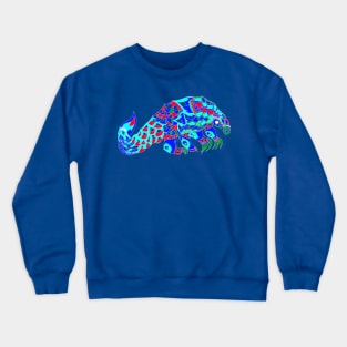 mighty pangolin ecopop in aesthetic colors Crewneck Sweatshirt